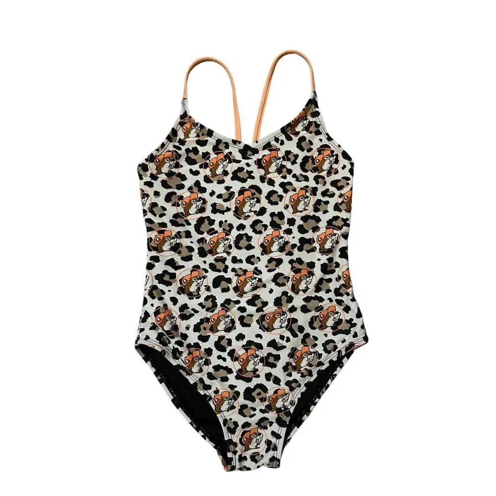Buc-ee's Girls One Piece Swimsuit Youth S